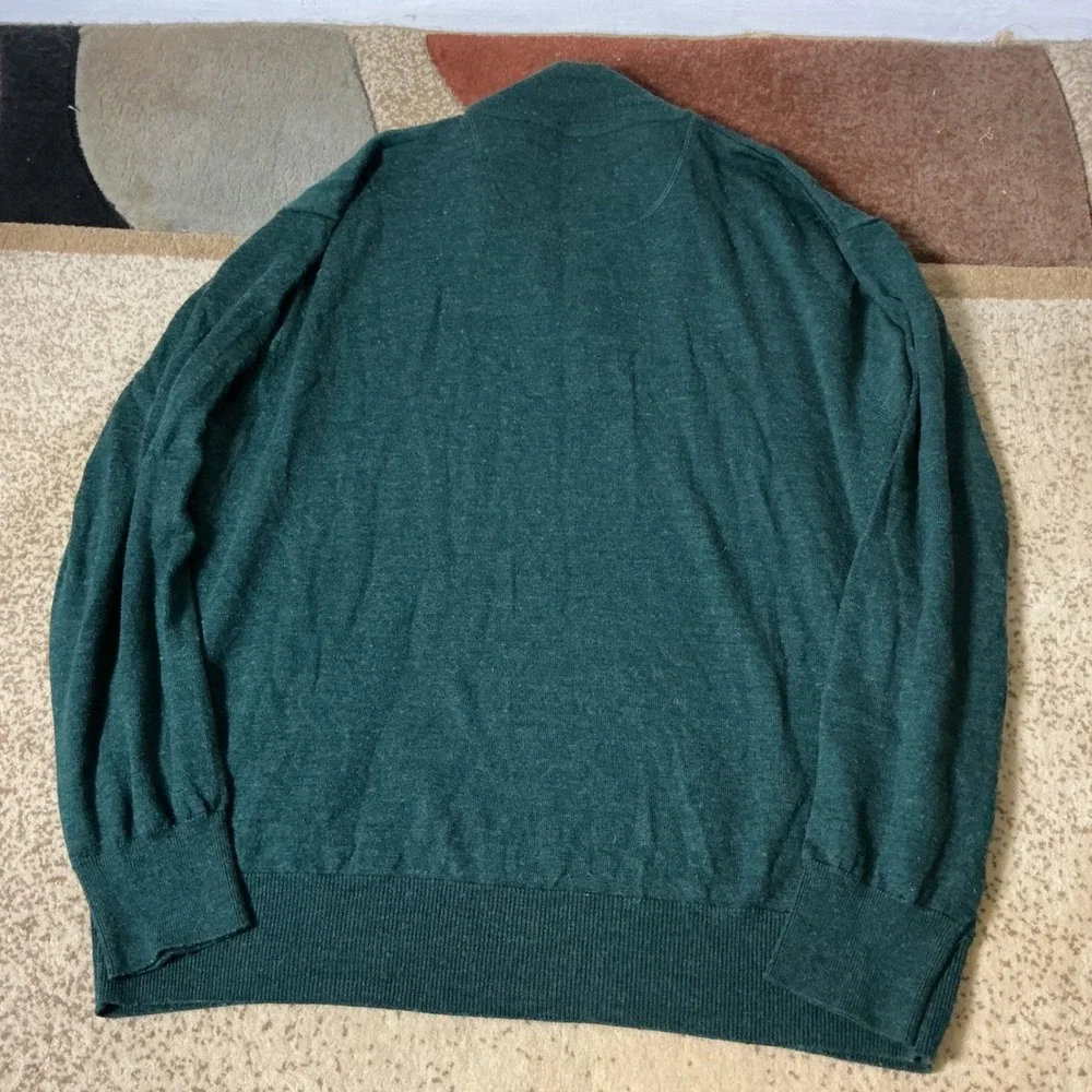 Orvis Mens XL Gorpcore Old Money 100% Merino Wool Quarter Zip Sweater Pullover
